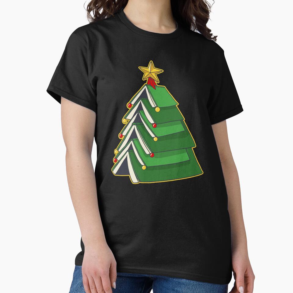 Bookish Christmas Tree IV by Lemon Pepper