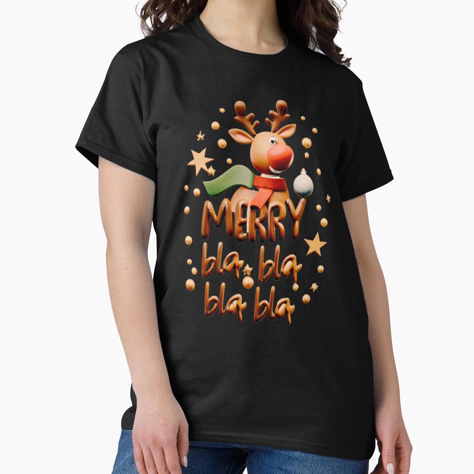 Merry Bla Bla Bla Cartoon Reindeer by Elisabeth840