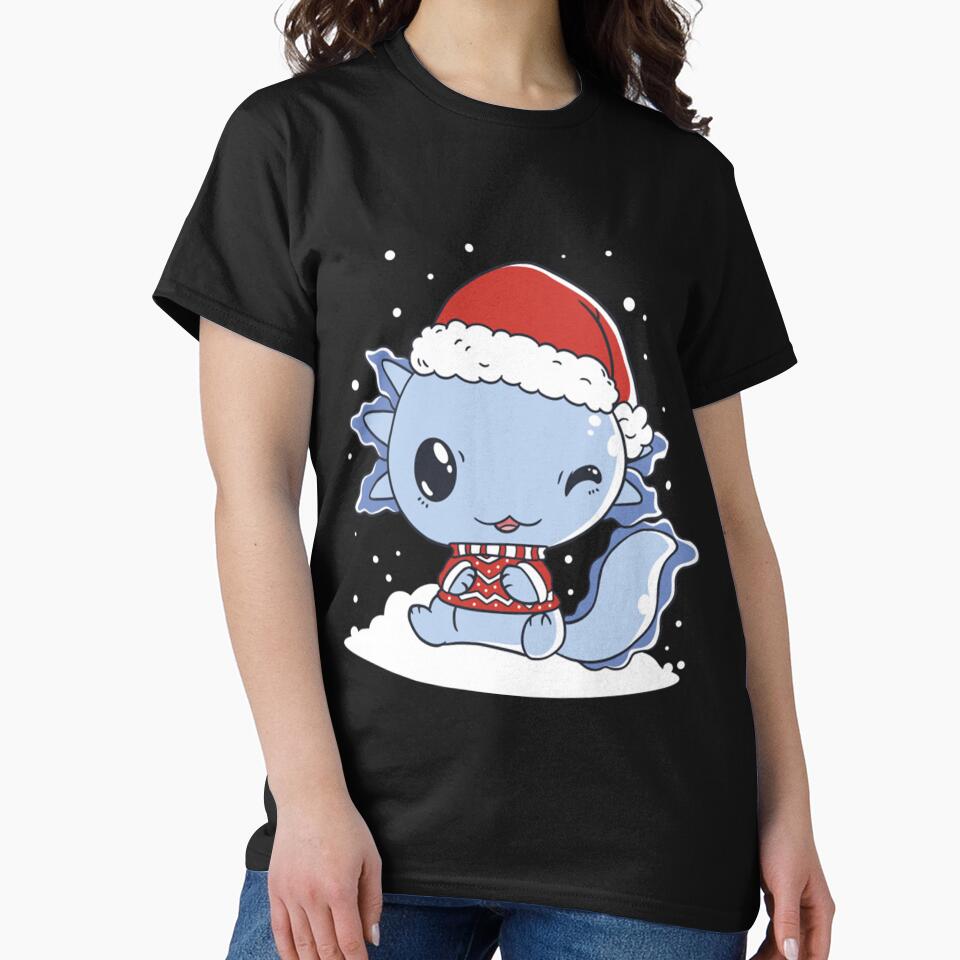 Funny Christmas Cute Axolotl Cartoon 2022 by SamuelFranz
