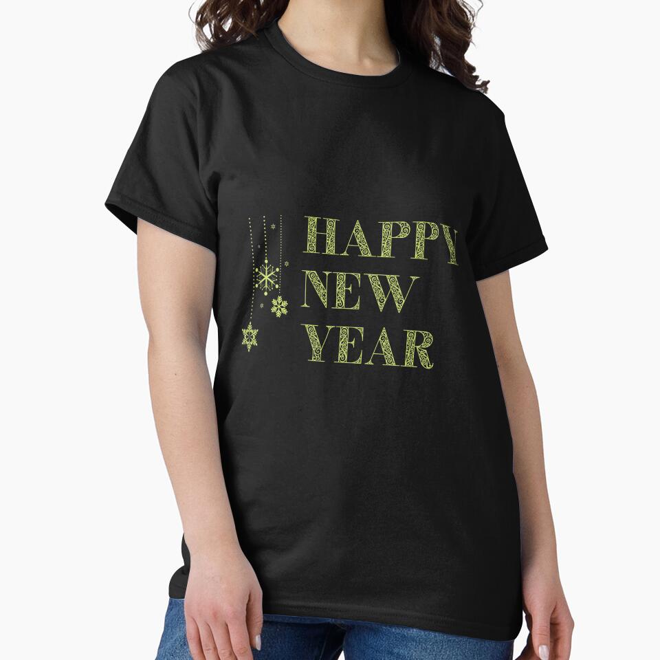 Happy New Year Decorations Green by trendingatees