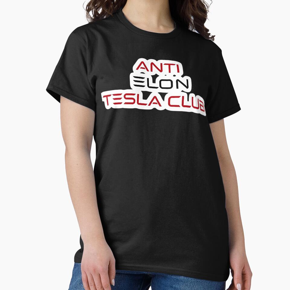 ANTI ELON TESLA CLUB - tesla font style by StudioArtMingle