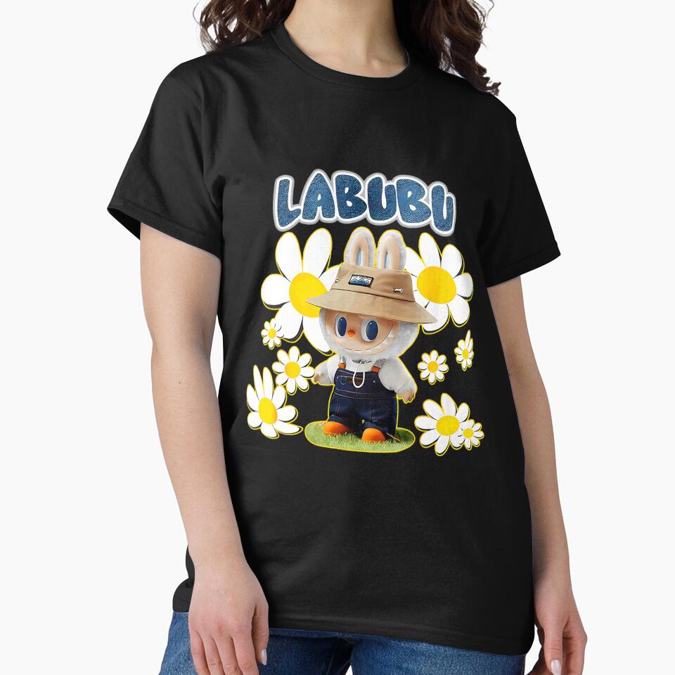 The Monsters Cute Labubu Pink Meme For Men, For Women, For Kids, Funny Daisy Flowers Gift by r1ffyemaki