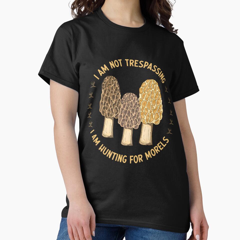 Mushroom Hunting Mycology Foraging Morel Mushroom Hunter by RuthSheila