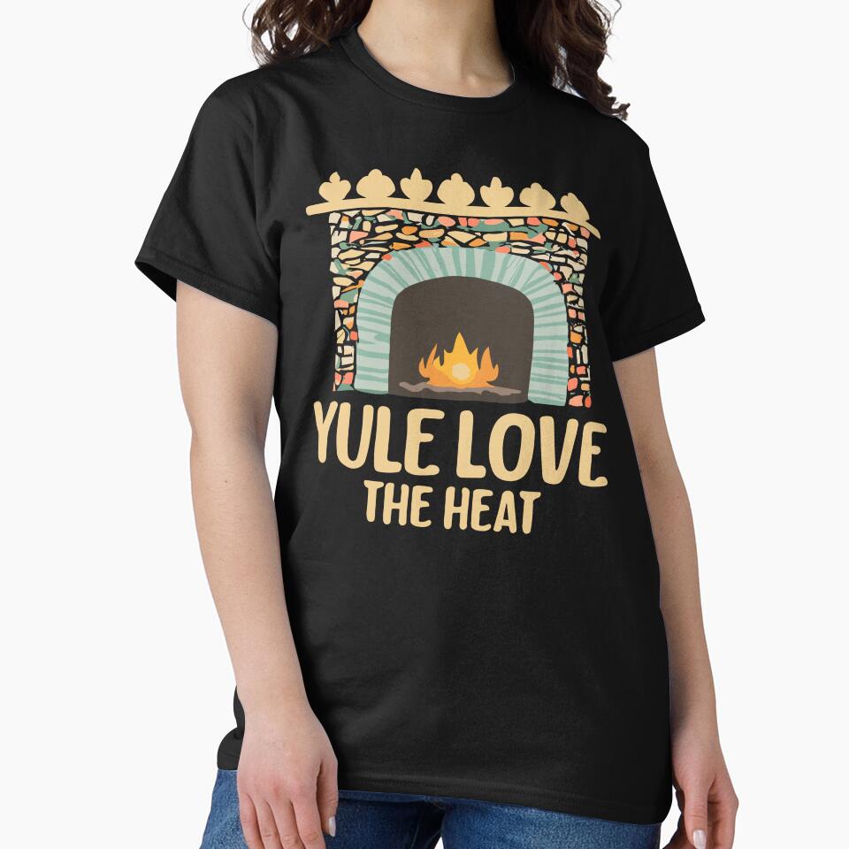 Yule Love The Heat - Yule and Christmas Fireplace by Spiprinto