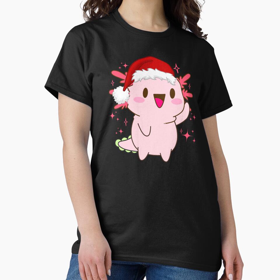axolotl christmas by Hey-Nice-Shirt