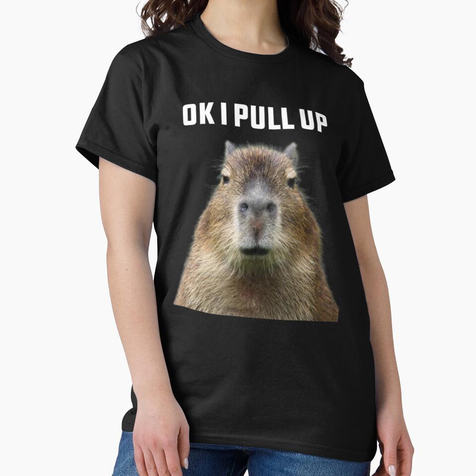 Ok I Pull Up Capybara by lancelotgrif