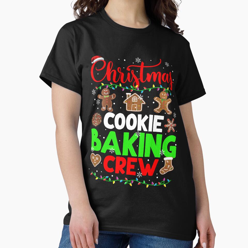 Christmas Cookies Shirt Christmas Baking Crew Funny Christmas Cookies Santa Lover Gifts by PatickCa