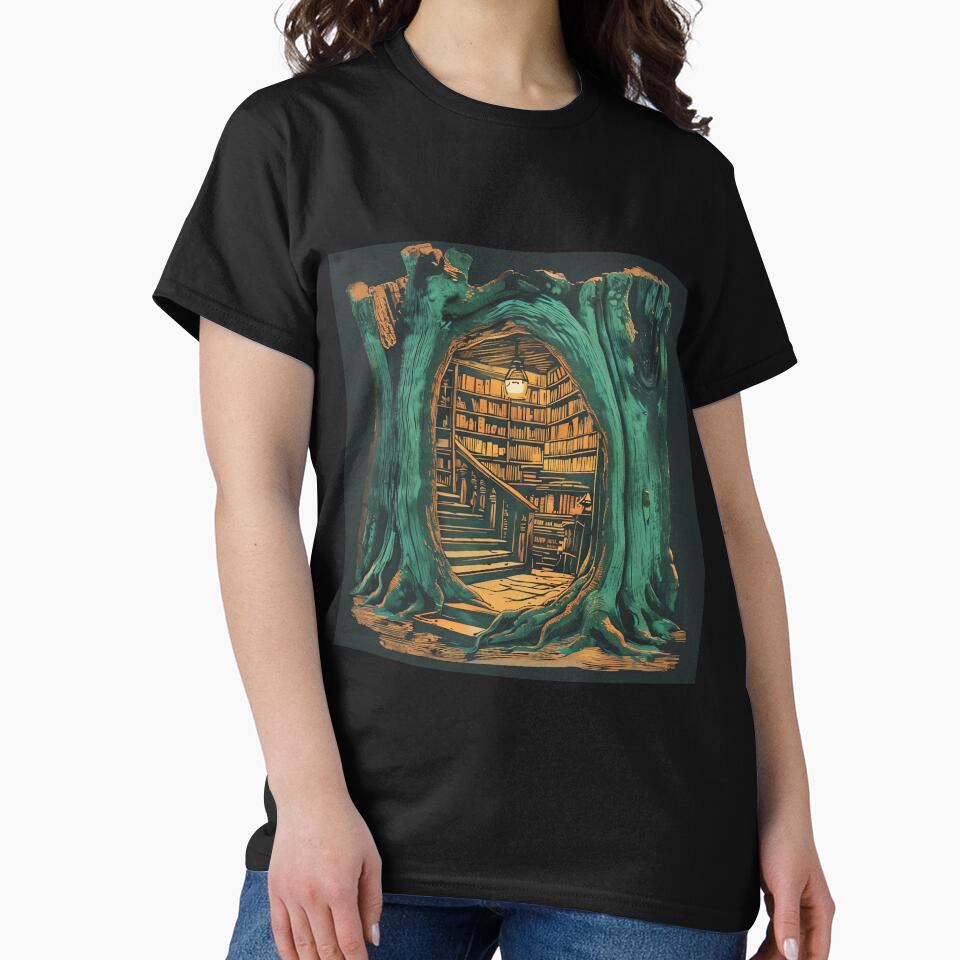 The Whispering Library Tree by ONYX Pixee