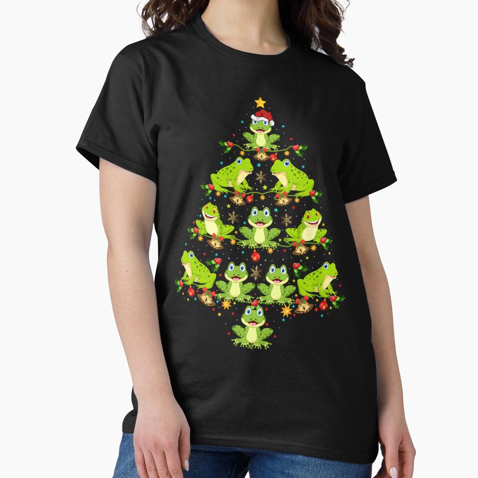 Frog Christmas Tree 	 Funny Christmas Frog by baltrahegazys