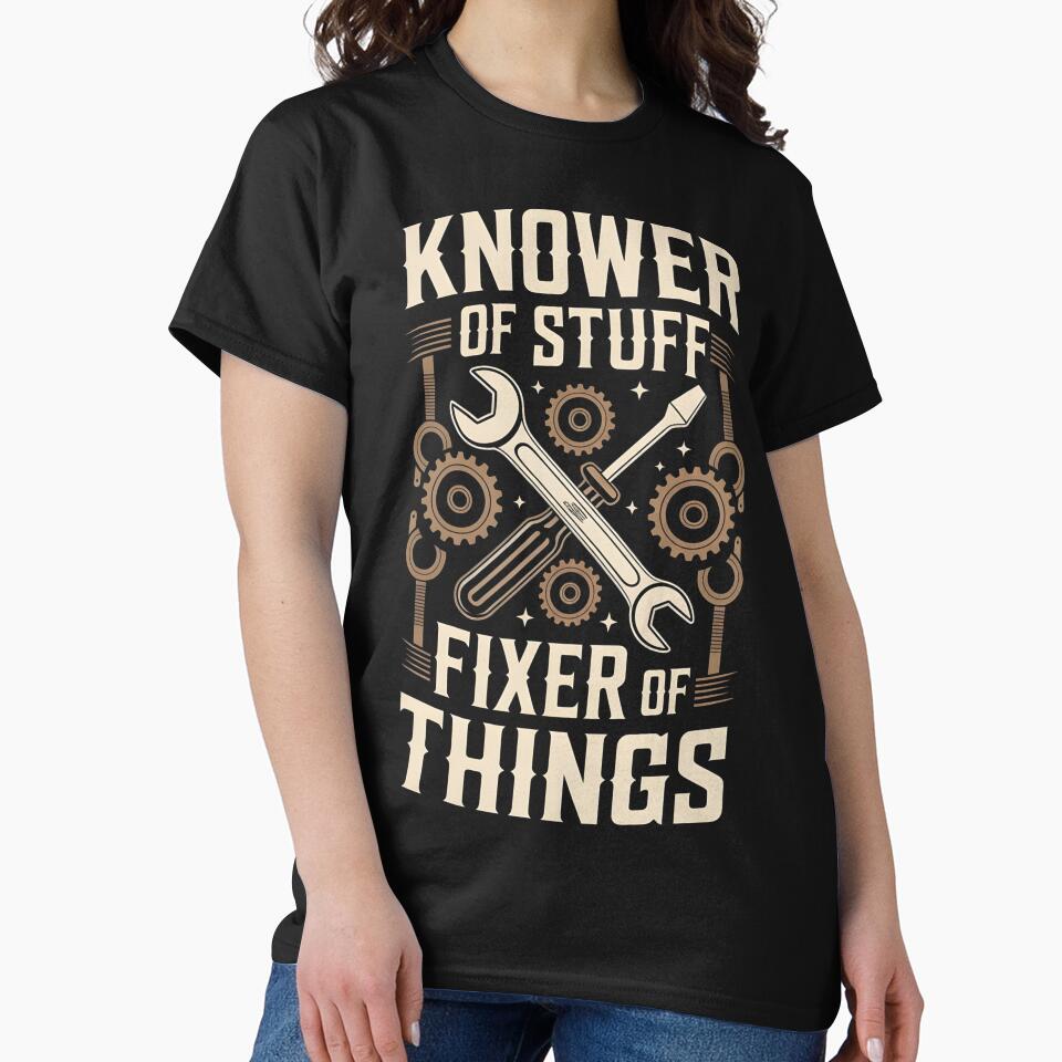 Knower of Stuff Fixer of Things Funny Mechanic by BLZART