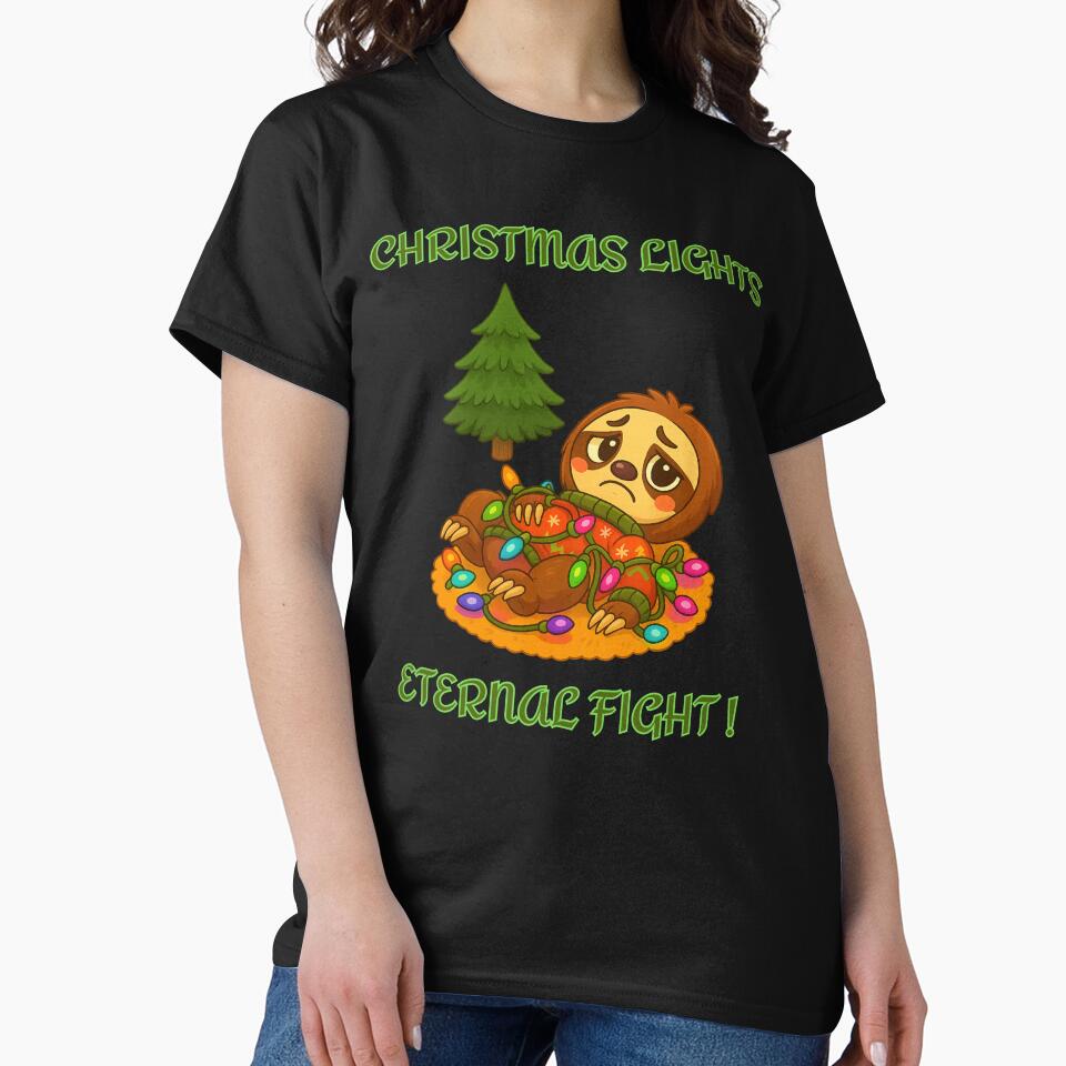 Fight With Christmas Lights by eMGi27Prints