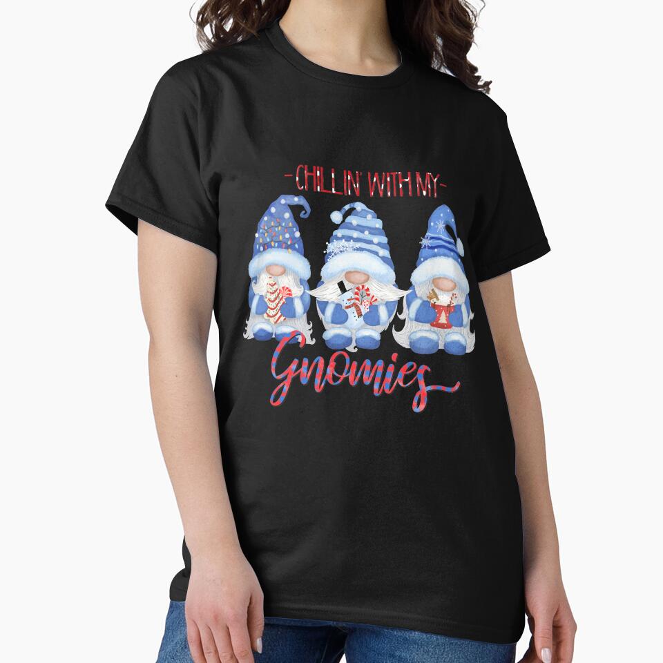 chilling with my gnomies blue set by amy greaves
