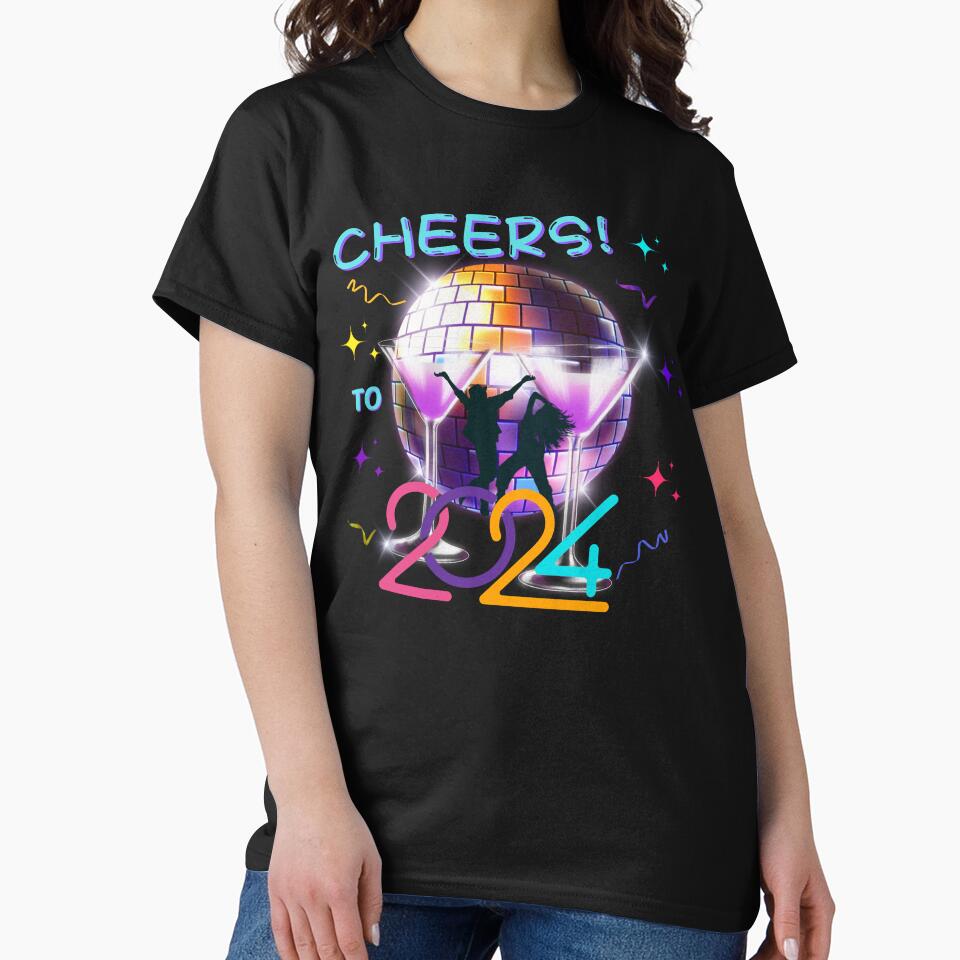 Cheers To 2024 Retro by Lovemountain