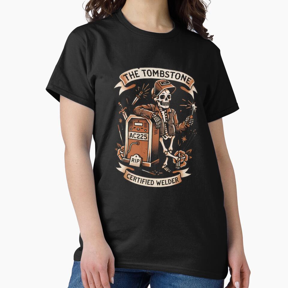 The Tombstone Halloween Welder Tattoo Style by Lulustarfox