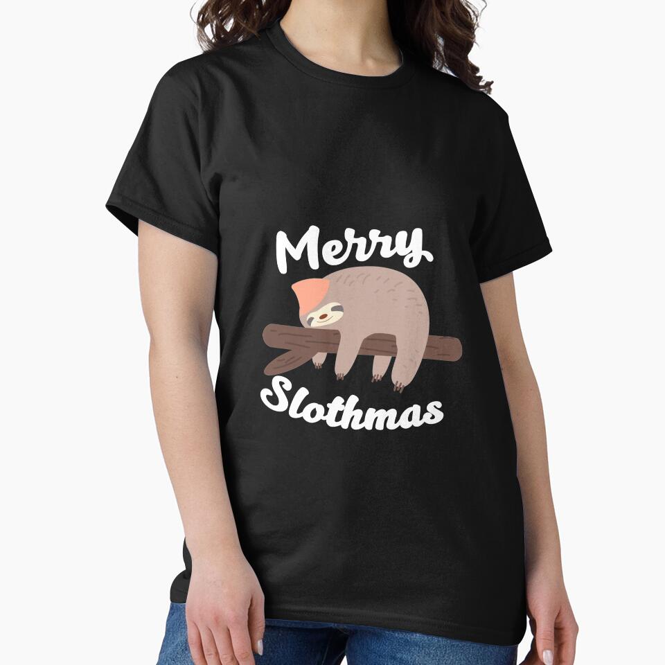 Funny Sloth Christmas by Mesyo