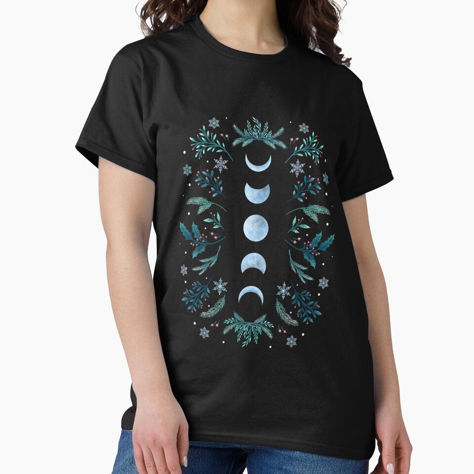 Moonlit Garden-Teal Snow by episodicDrawing