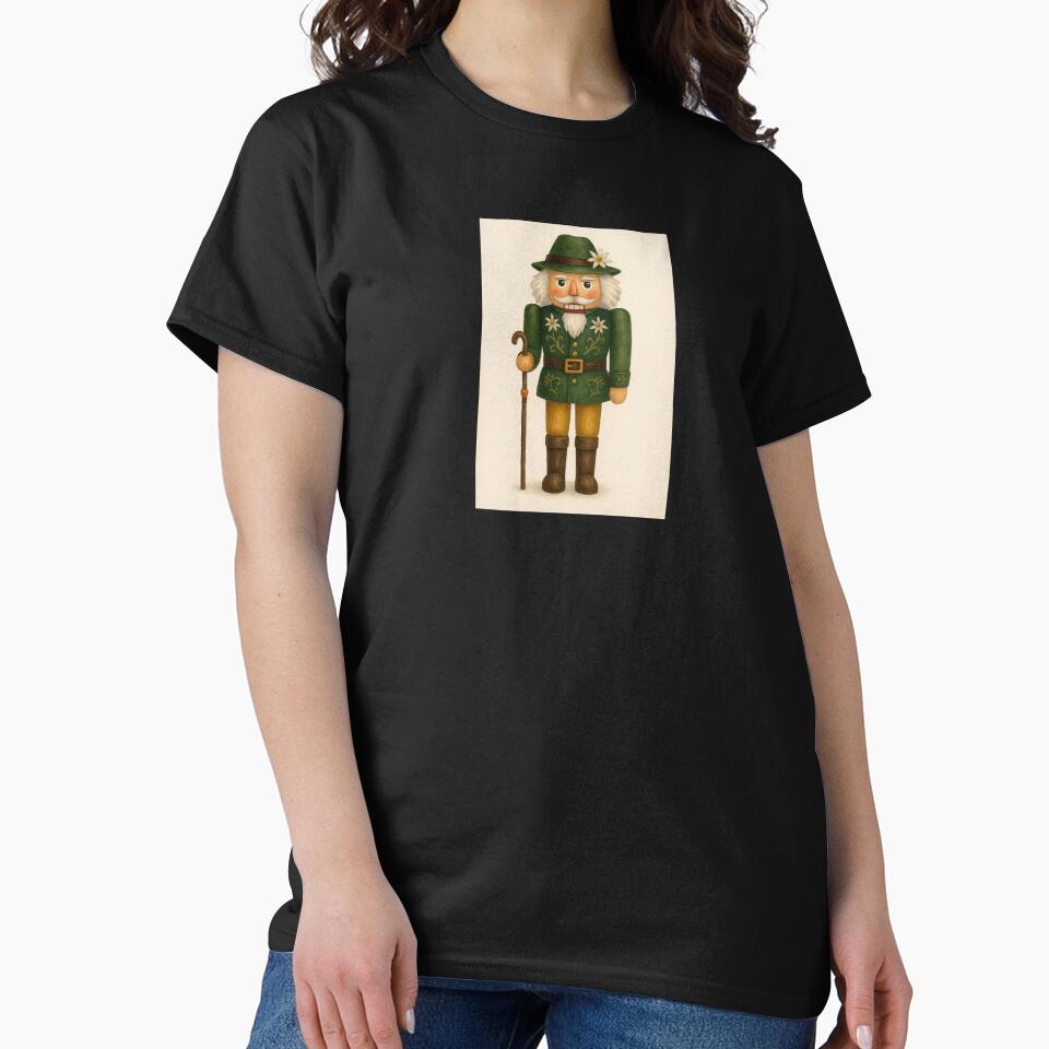 Bavarian Nutcracker — Green Coat & Edelweiß by Novel Works Studio