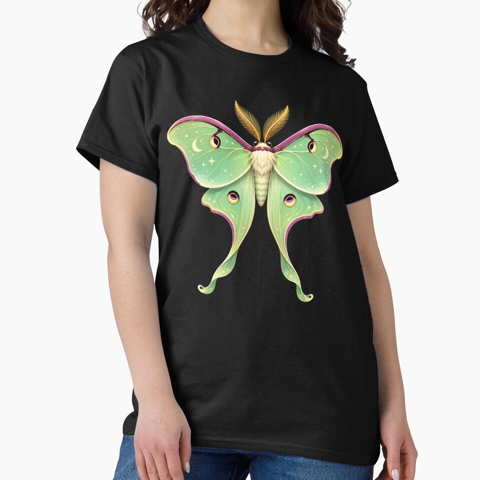 Luna Moth Celestial Illustration Actias luna by Harpagann