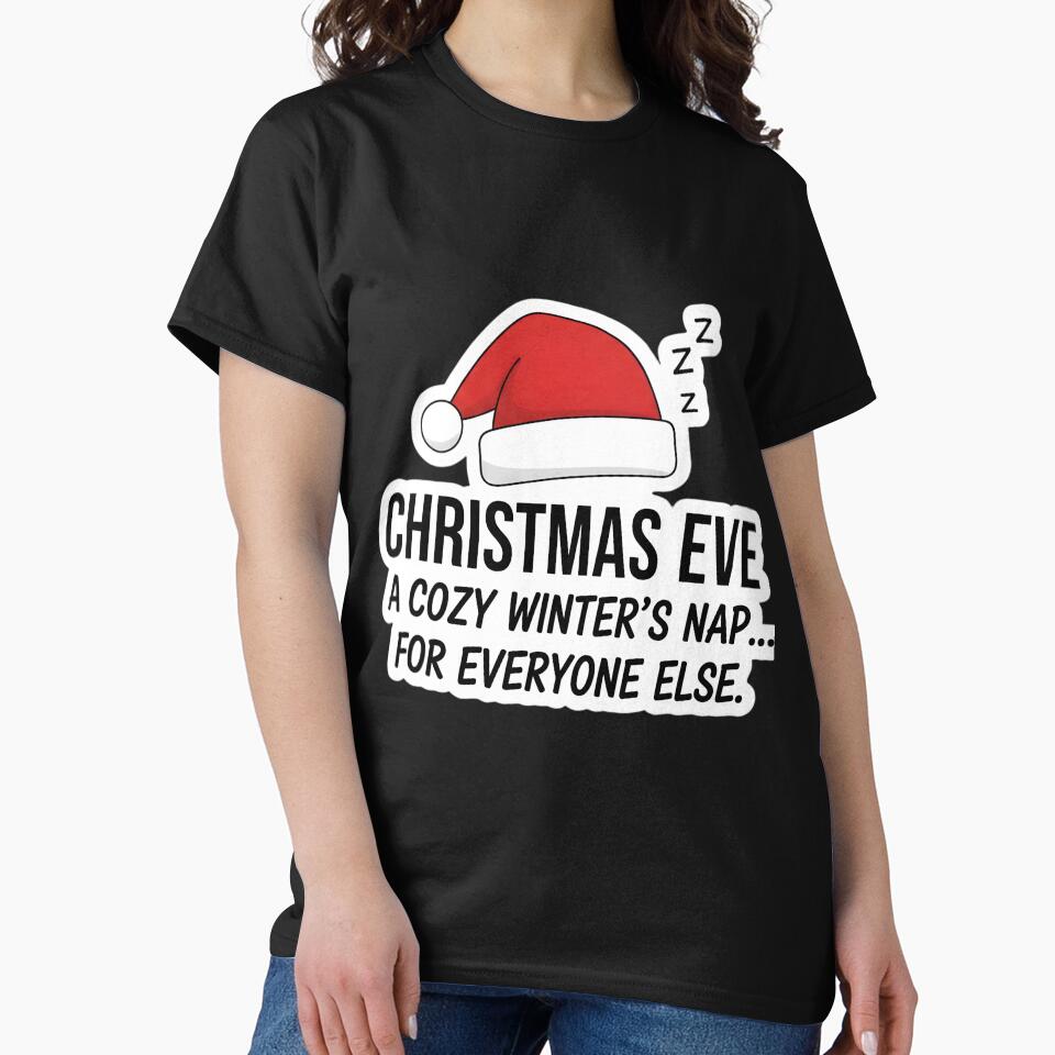 A Cozy Nap for Everyone Else Funny Winter Quote by NovaDoodle Art Studio
