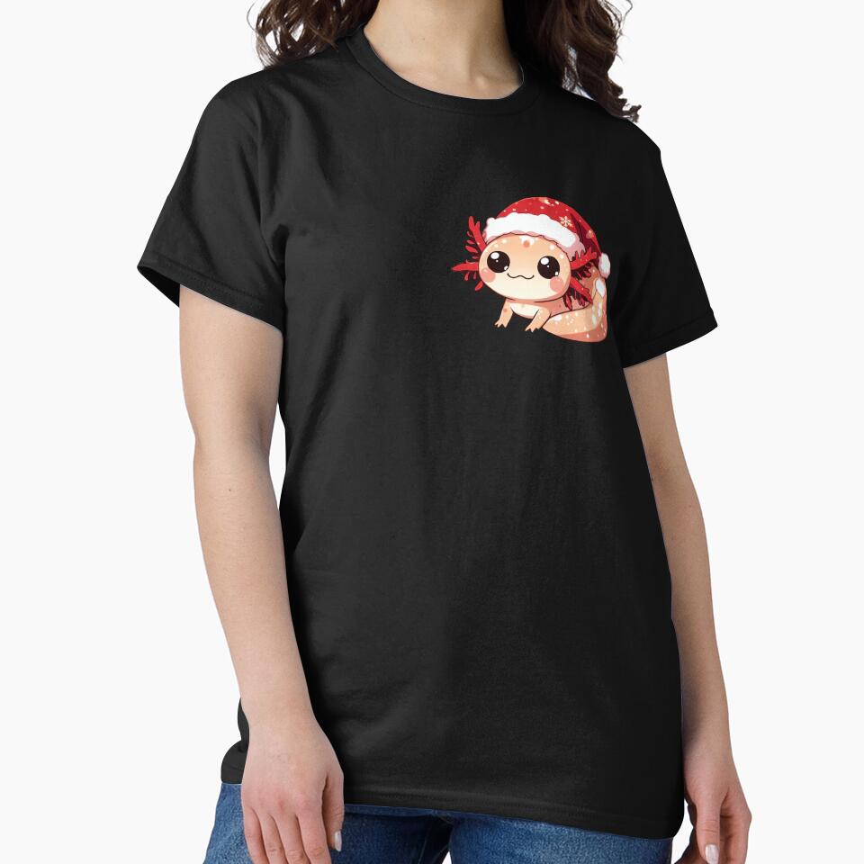 christmas axolotl by crispisp