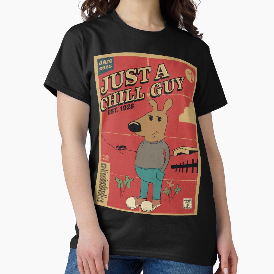 just a chill guy vintage comic issue by CamaleonDesigns
