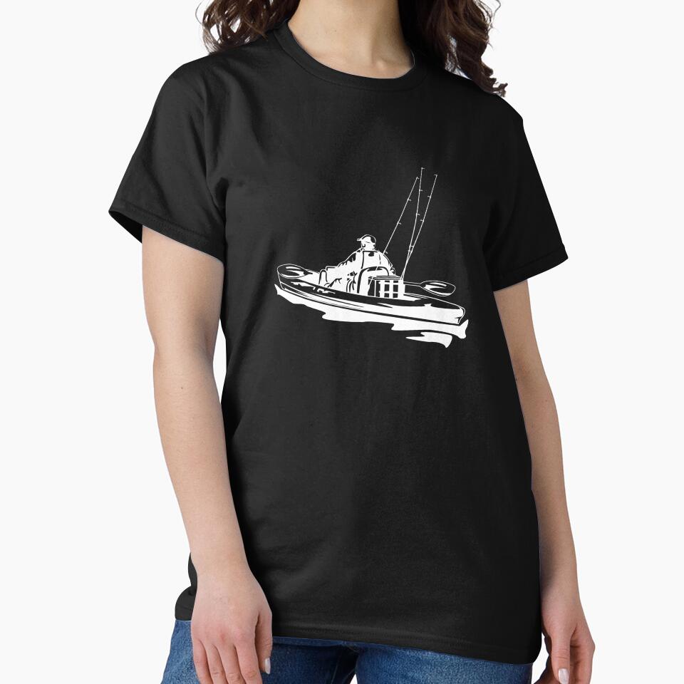kayak fishing,gift for kayaking lovers by Space Art