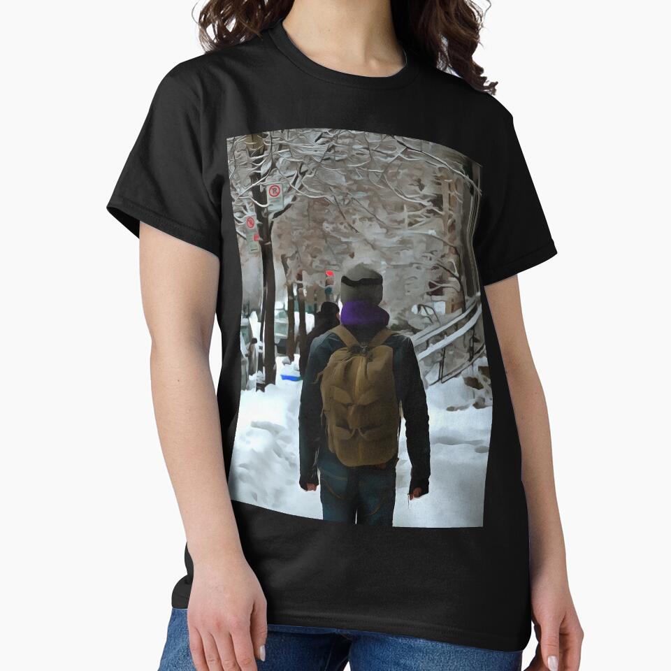 Walk In A Snowy Urban Winter Wonderland by Austin H. Kapfumvuti