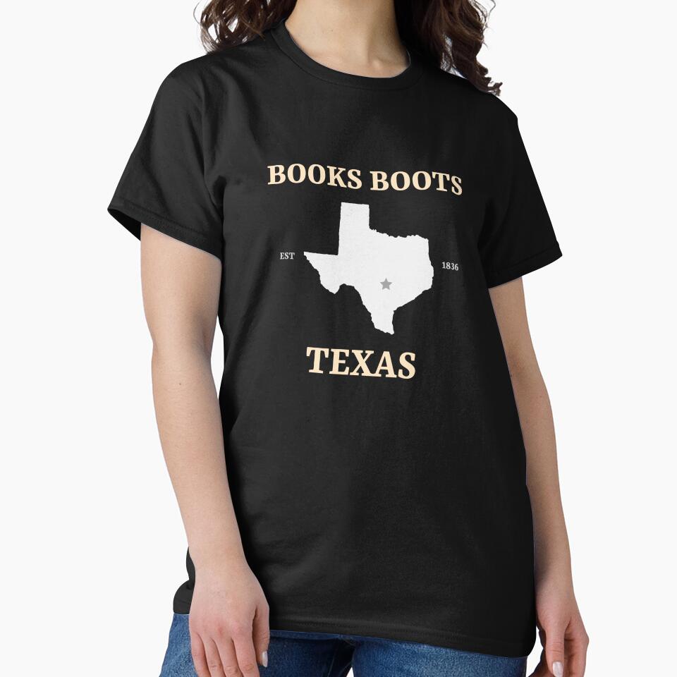 Books Boots Texas by JJShirtz