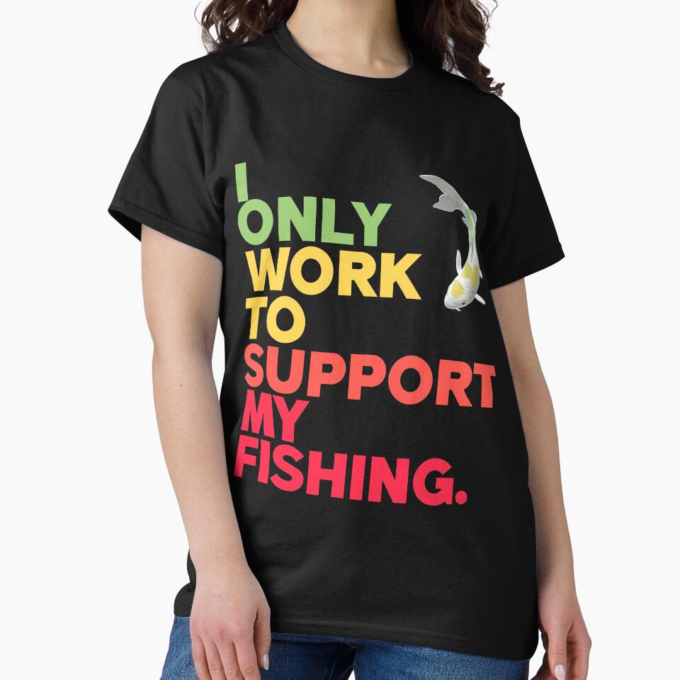 i only work to support my fishing, rasta angler by artishmots