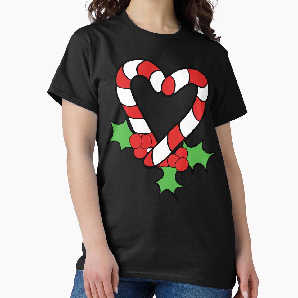 Christmas Candy Cane Heart by FrictionMaxxing