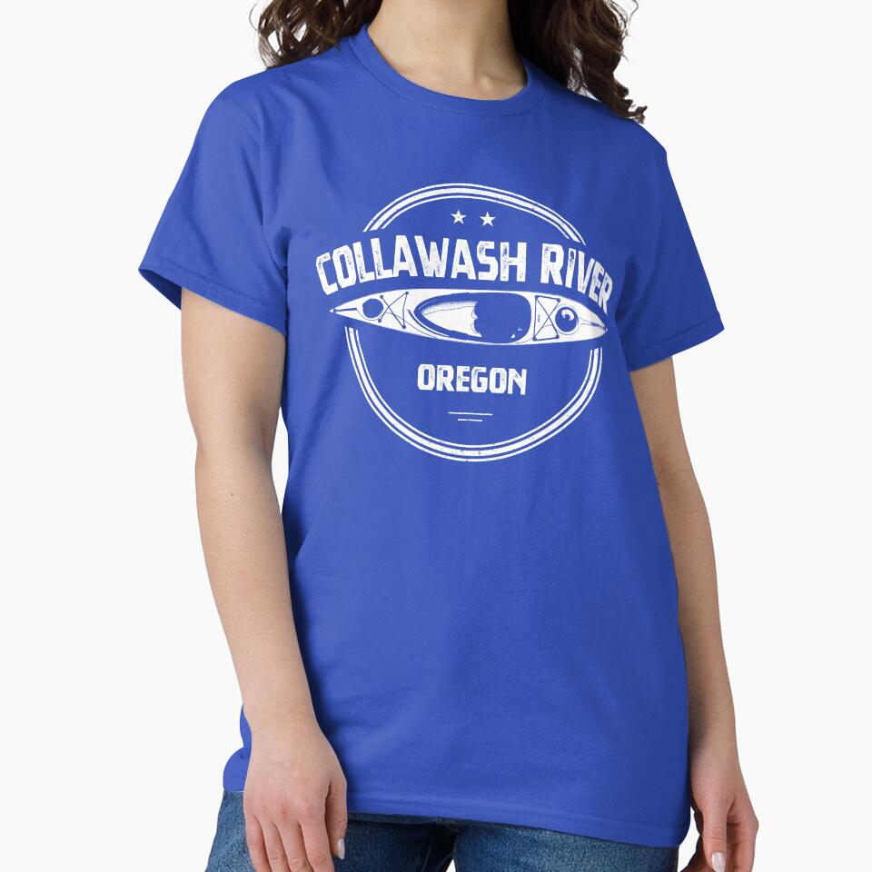 Collawash River Oregon Kayaking by Esskay Designs
