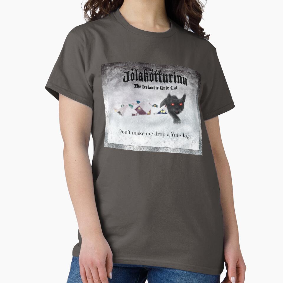 Jólakötturinn, the Icelandic Yule Cat - Don't Make Me Drop a Yule Log by TheHauntingofUs