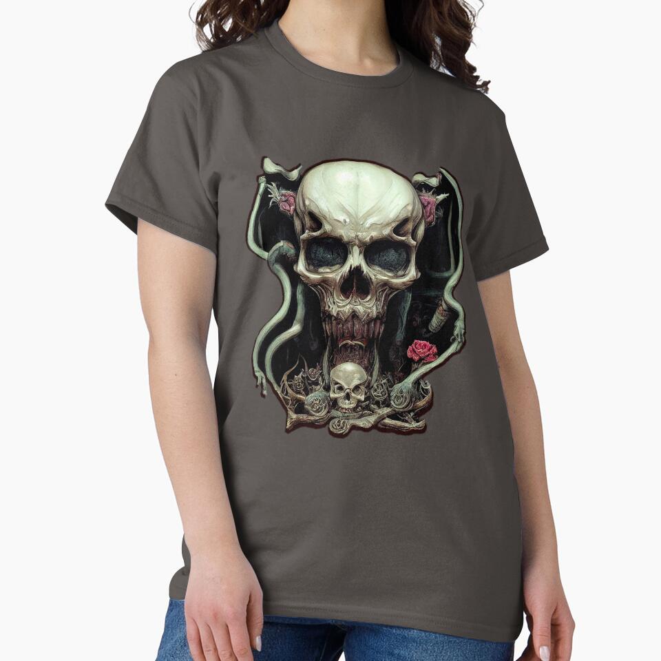 Goblincore Skull by Weird-Momma