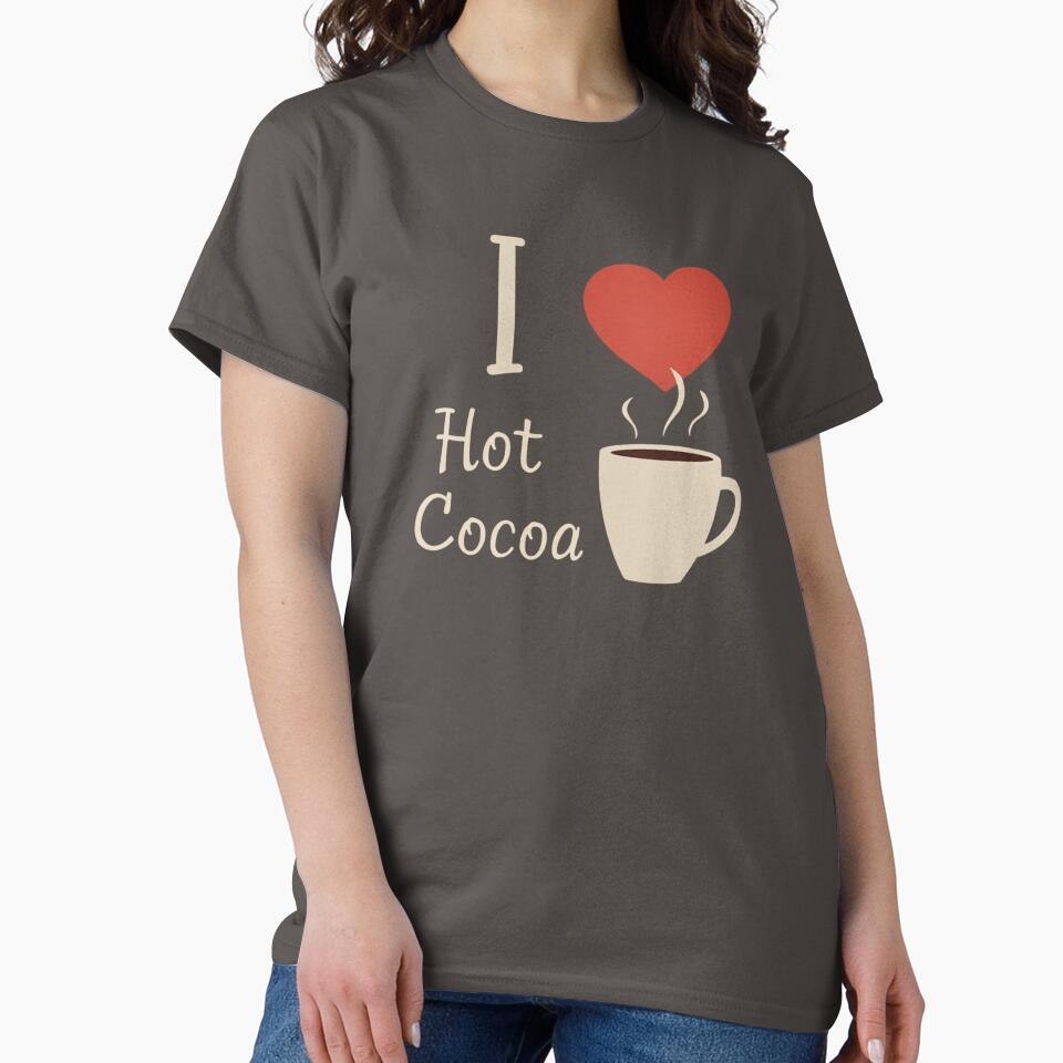 I Love Hot Cocoa Warm Drink Fan by rustyroofco