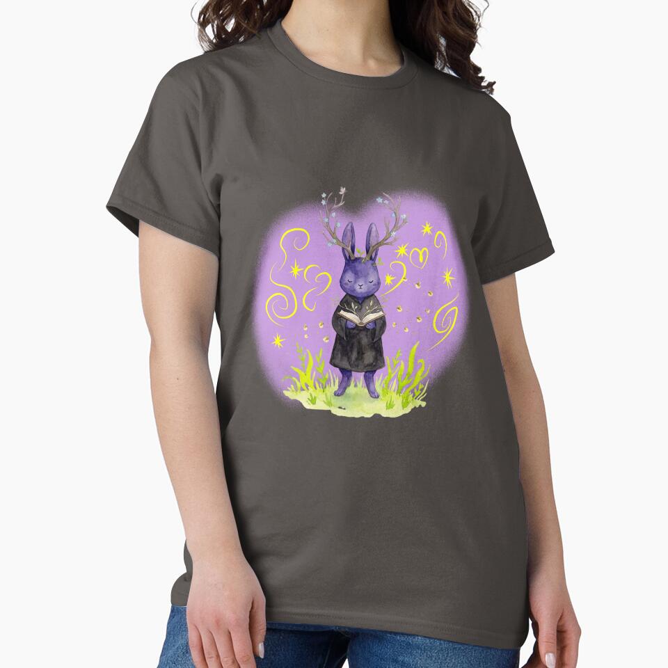 Rabbit Reading Magic Book by VriaStudio