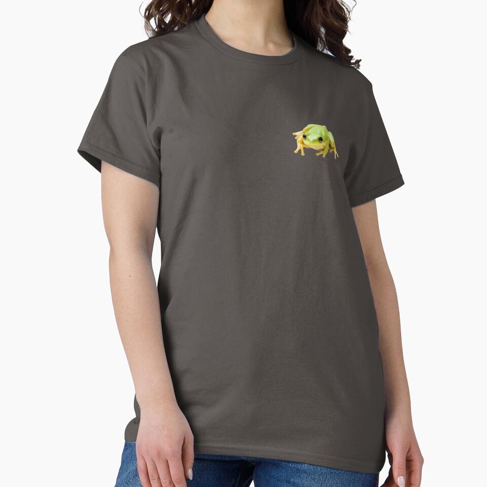 Tiny Green Tree Frog Minimal by MoonlitWhiskers