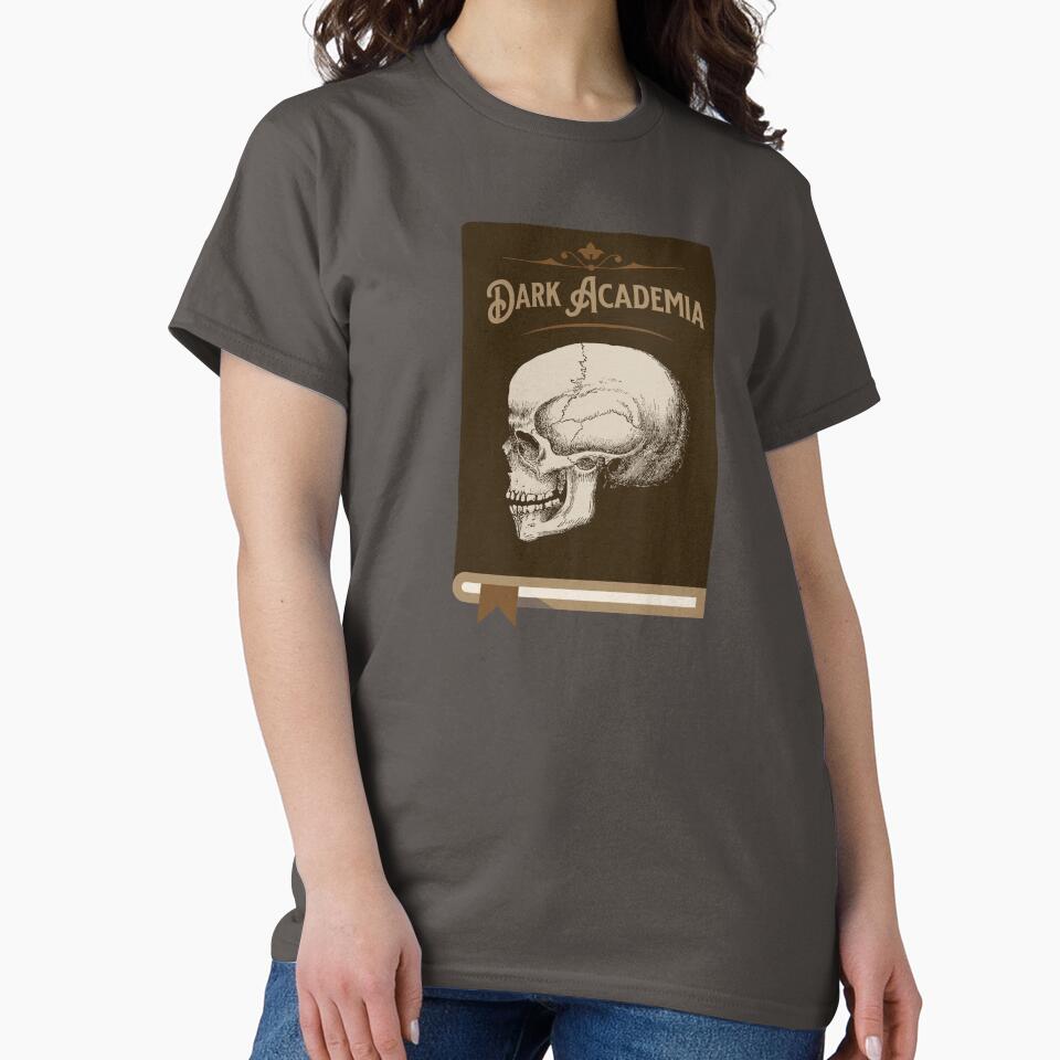 Writing Education Art Skull Books Dark Academia by CattlettArt