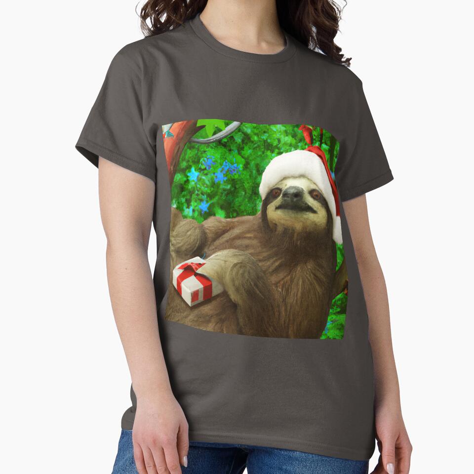 Christmas Sloth by fatbanana