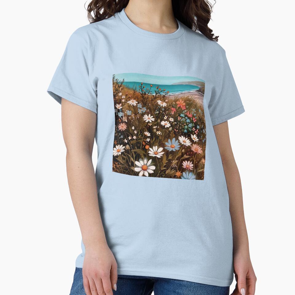 Boho Wildflowers Cottagecore Countryside Coastal Wildflowers 3 of 4 by Beachy