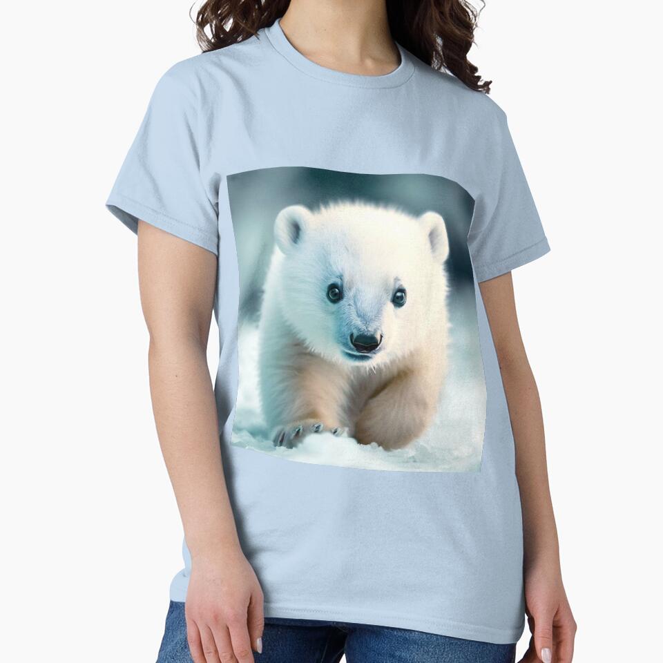 Cute Baby Polar Bear - Cute Baby Animals by baby-animal-art