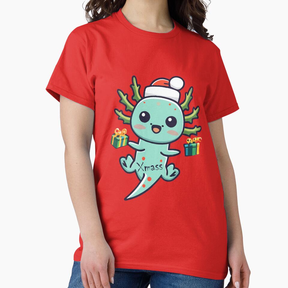 Christmas Axolotl by kreafox