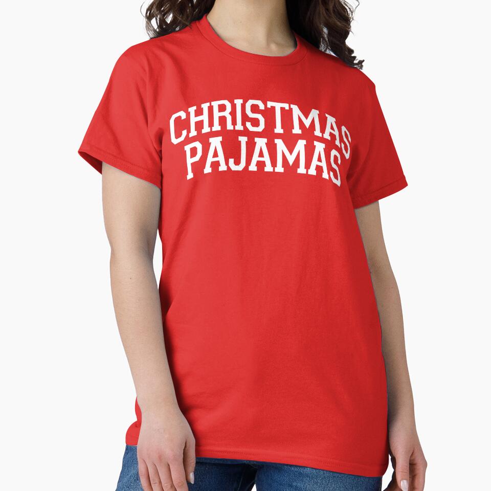 Christmas Pajamas Varsity Graphic by Rachel Rogers