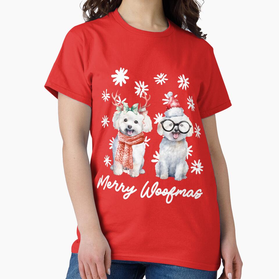 Bichon Christmas - Merry Woofmas by Tenth-Floor