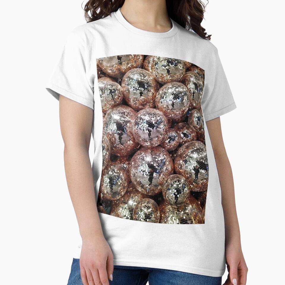 Gold Disco Balls by newburyboutique