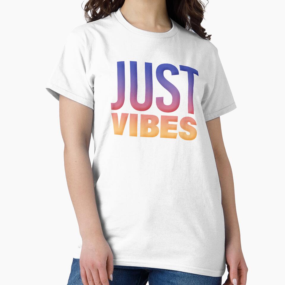 Just Vibes in Sunset Gradient by Memes N Lore