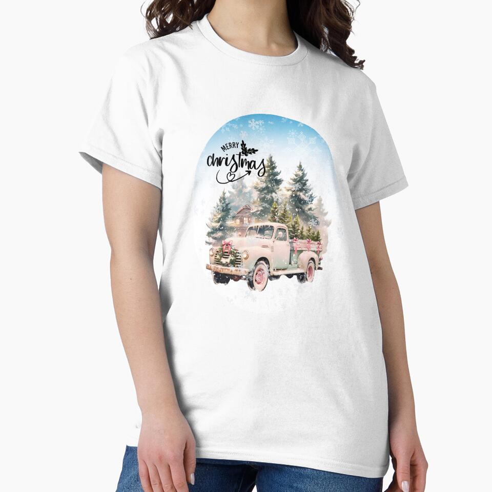 Vintage Truck "Merry Christmas" by MudcreekDesign