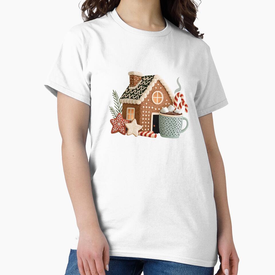 Cozy Christmas Gingerbread House and Hot Chocolate by colorful-white