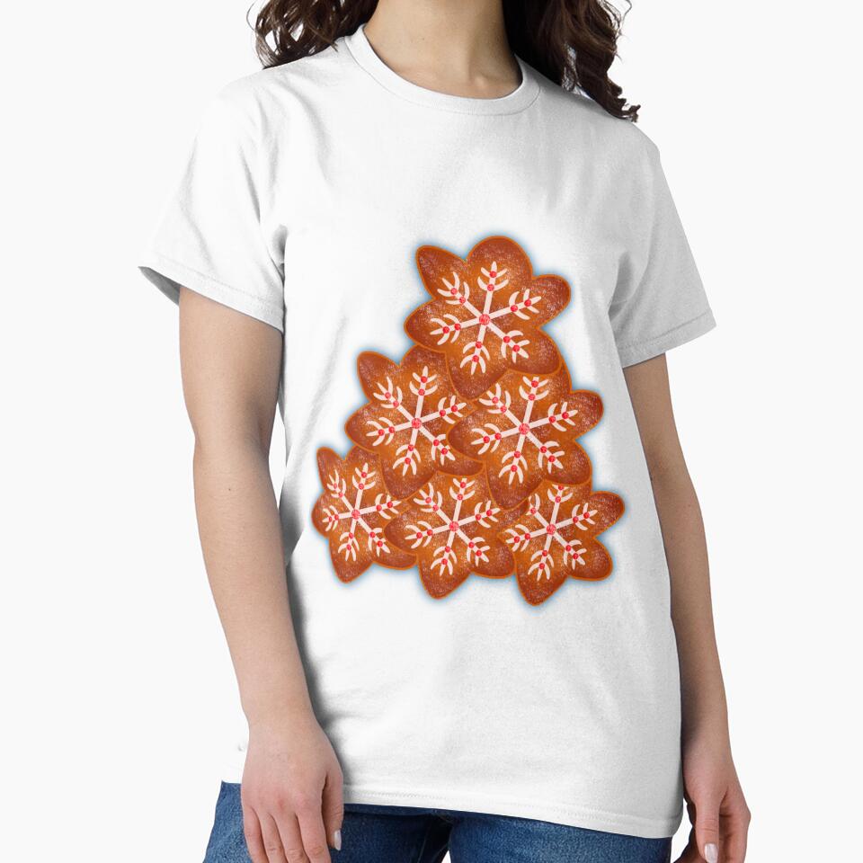 Gingerbread Snowflake Cookies by Lunetta