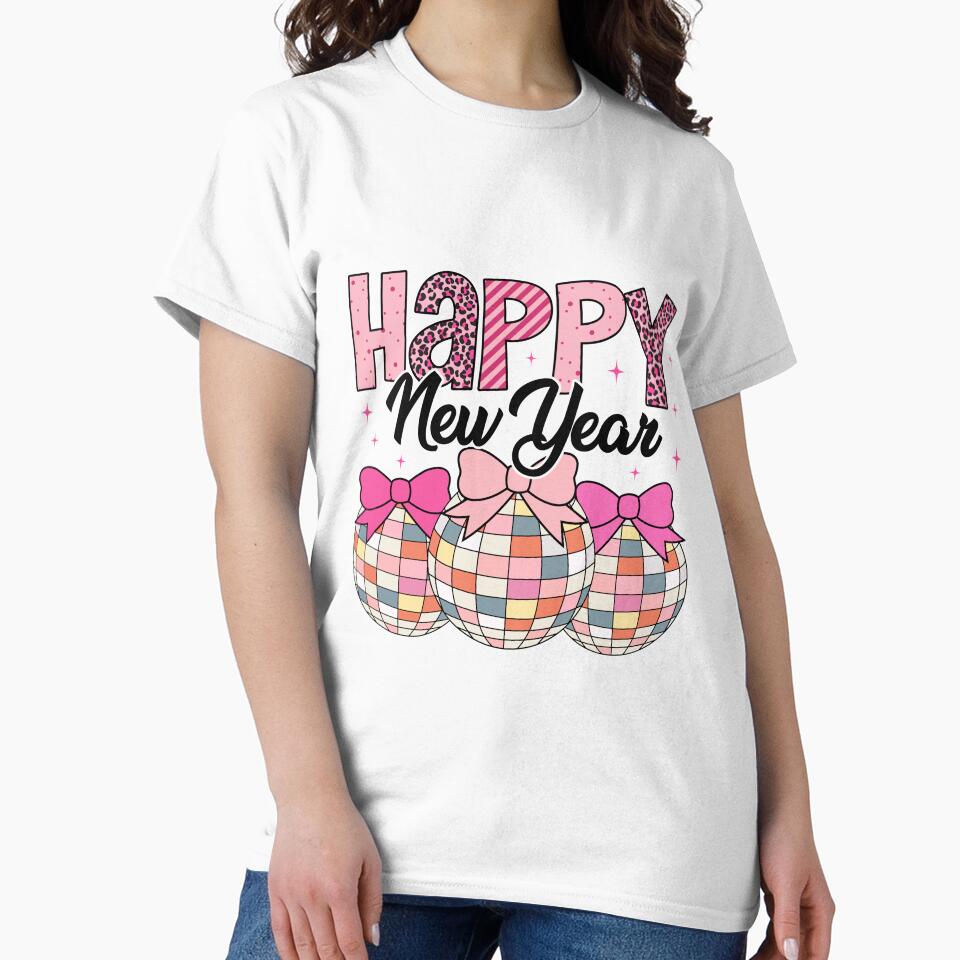 Happy New Year Disco Ball Celebration by designclub