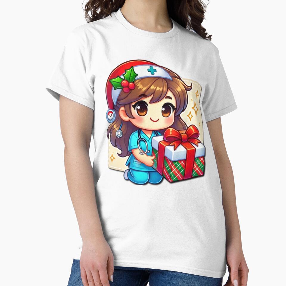 Kawaii Christmas Nurse - Santa's Little Helper by HopeLoom